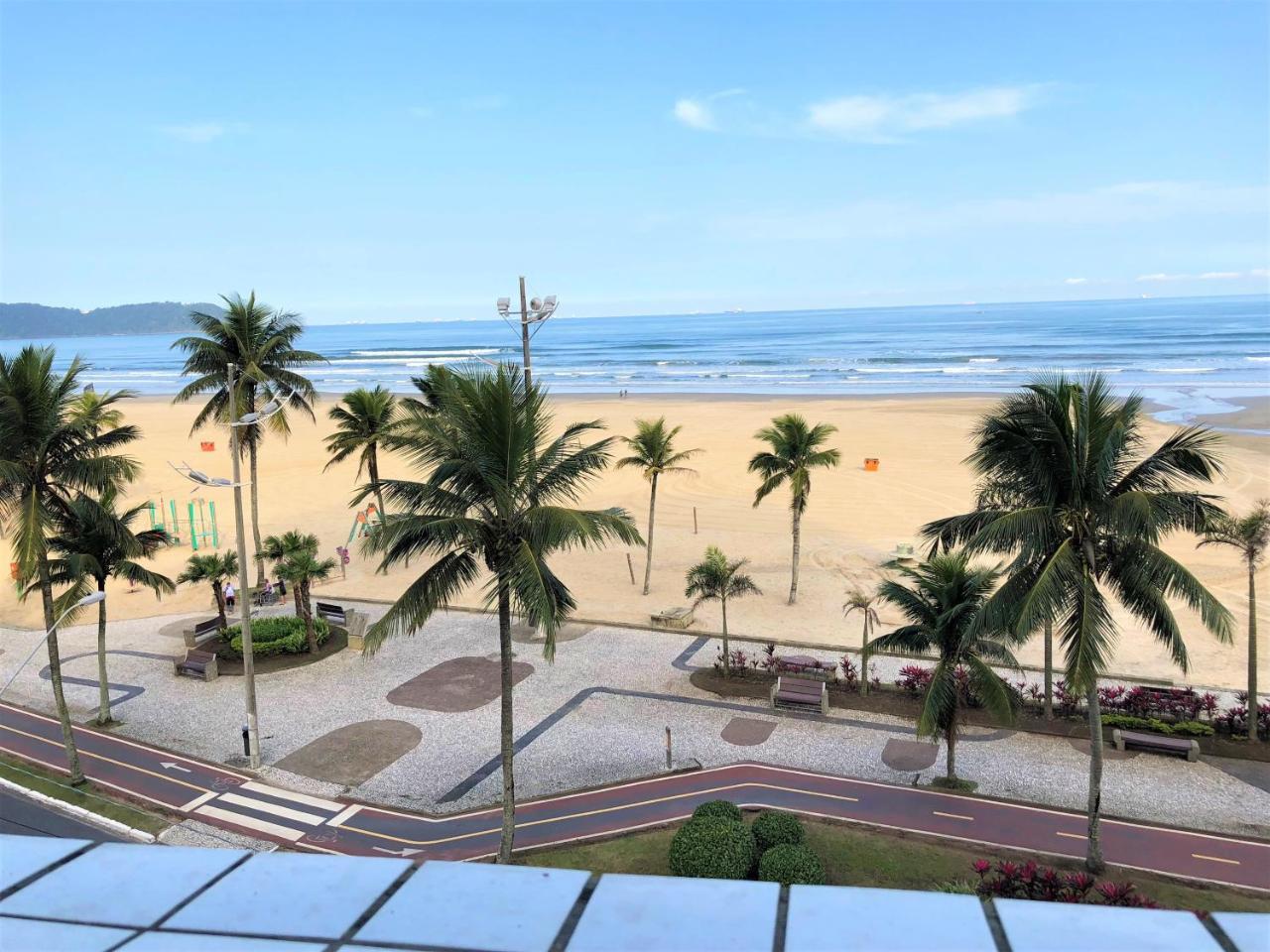 Apto Frente Ao Mar Com Vista Maravilhosa Lejlighed Praia Grande  Eksteriør billede